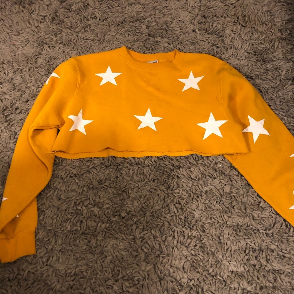 Star Cropped Sweater